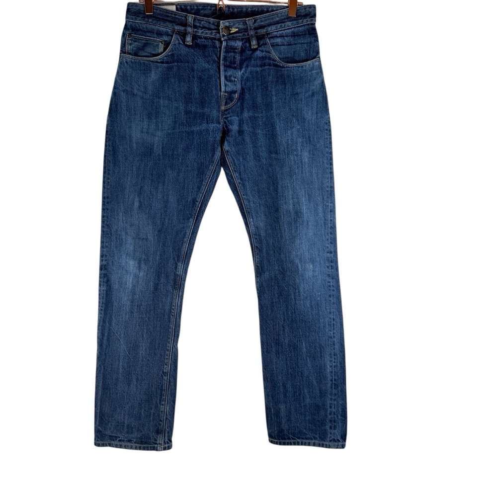Men's Straight Blue Jeans